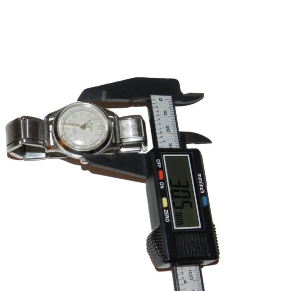 Vintage Bercona Sport Manual Wind Unisex Wristwatch Silver Tone Working - Picture 11 of 16